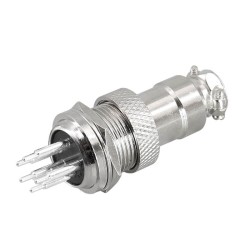 Circular GX16 Plug and Socket 5 Pin Aviation GX16 Standard Connector Male Socket for PCB