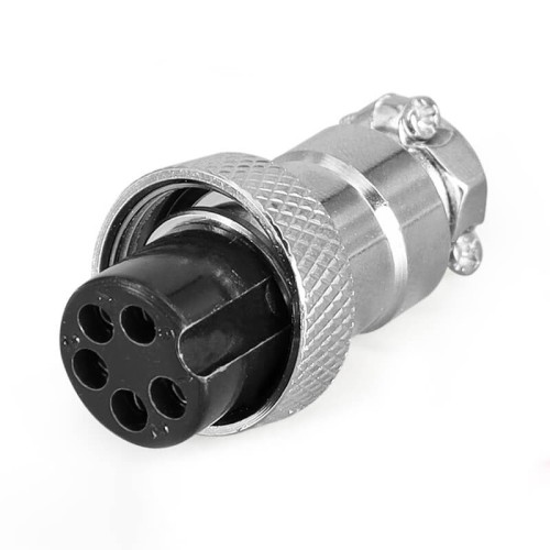 Circular GX16 Plug and Socket 5 Pin Aviation GX16 Standard Connector Male Socket for PCB