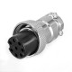 Circular GX16 Plug and Socket 8 Pin Aviation GX16 Standard Connector Male Socket for PCB