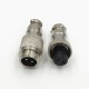 Conector GX12 2pin Male Female Waterproof Docking Cable Connector 5 sets