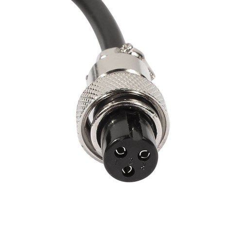 Female GX12 Connector 3 Core with 1M Electrical Cable