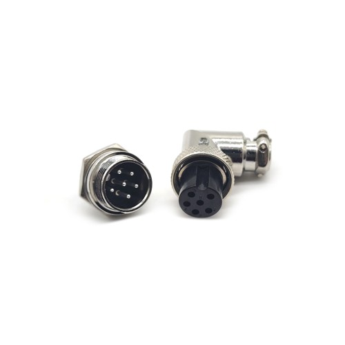 GX16 6Pin male female Socket Plug Connector R/A Connector