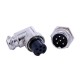 GX16 6Pin male female Socket Plug Connector R/A Connector