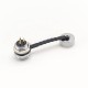 GX12 3 Pin Aviation Connector IP67 Waterproof Male Socket Back Mount Solder Cup for Cable with Metal Dust Cap