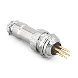 GX12 4Pin Male Female Circular Aviation Connector Plug 12MM Wire Panel Metal Connector PCB Mount