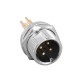 GX12 4Pin Male Female Circular Aviation Connector Plug 12MM Wire Panel Metal Connector PCB Mount