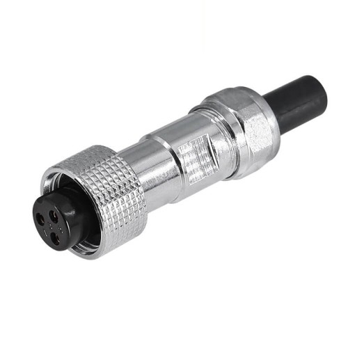 GX12 Aviation Connector 12mm Thread GX12-3 Pin IP67 Waterproof Straight Female and Male Socket Solder Type GX12 Aviation Connector 12mm Thread GX12-3 Pin IP67 Waterproof Straight Female and Male Socket Solder Type