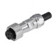 GX12 Aviation Connector 12mm Thread GX12-3 Pin IP67 Waterproof Straight Female and Male Socket Solder Type GX12 Aviation Connector 12mm Thread GX12-3 Pin IP67 Waterproof Straight Female and Male Socket Solder Type