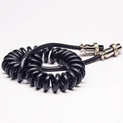 GX12 Connector 2 Pin Cable Corsets Straight Female Pulg to Male Pulg For Cable 3M