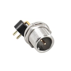 GX12 Connector 2Pin Standard Type Straight Female Plug and Angled Male Socket for PCB
