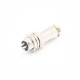 GX12 Connector 4Pin Straight Standard Type Female Pulg to Male Socket Rear Bulkhead Solder Type For Cable GX12 Connector 4Pin Straight Standard Type Female Pulg to Male Socket Rear Bulkhead Solder Type For Cable