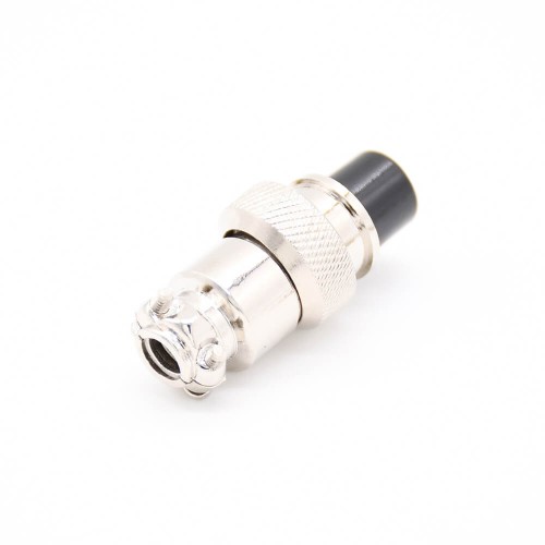 GX12 Connector 4Pin Straight Standard Type Female Pulg to Male Socket Rear Bulkhead Solder Type For Cable GX12 Connector 4Pin Straight Standard Type Female Pulg to Male Socket Rear Bulkhead Solder Type For Cable