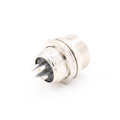GX12 Connector 4Pin Straight Standard Type Female Pulg to Male Socket Rear Bulkhead Solder Type For Cable GX12 Connector 4Pin Straight Standard Type Female Pulg to Male Socket Rear Bulkhead Solder Type For Cable