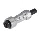 GX12 Connector 5Pin Straight Female Pulg to Male Socket Back Mount Solder Type for PCB IP67 Waterproof GX12 Connector 5Pin Straight Female Pulg to Male Socket Back Mount Solder Type for PCB IP67 Waterproof