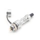 GX12 Connector IP67 Waterproof 2Pin Standard Type Straight Female Plug and Male Socket with Metal Dust Cap GX12 Connector IP67 Waterproof 2Pin Standard Type Straight Female Plug and Male Socket with Metal Dust Cap