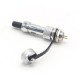 GX12 Connector IP67 Waterproof 2Pin Standard Type Straight Female Plug and Male Socket with Metal Dust Cap GX12 Connector IP67 Waterproof 2Pin Standard Type Straight Female Plug and Male Socket with Metal Dust Cap