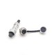 GX12 Connector IP67 Waterproof 2Pin Standard Type Straight Female Plug and Male Socket with Metal Dust Cap GX12 Connector IP67 Waterproof 2Pin Standard Type Straight Female Plug and Male Socket with Metal Dust Cap
