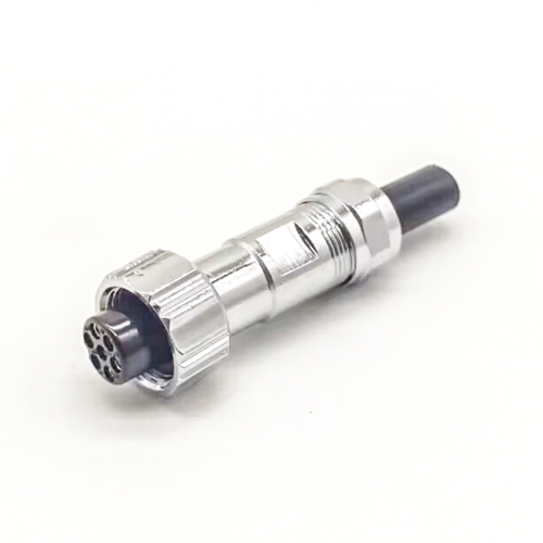 GX12 Plug 7 Pin Female Straight IP67 Waterproof Connector Metal Shell Solder Type for Cable GX12 Plug 7 Pin Female Straight IP67 Waterproof Connector Metal Shell Solder Type for Cable