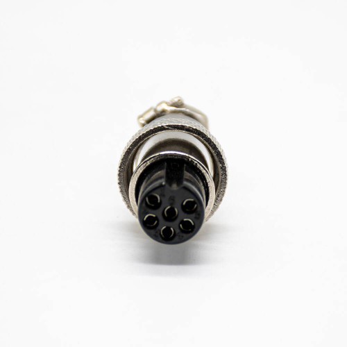 GX12 Plug Standard Type Cable Plug 6 Pin Female Straight Solder Type Aviation Connector GX12 Plug Standard Type Cable Plug 6 Pin Female Straight Solder Type Aviation Connector