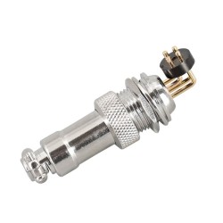 GX12 Standard Type Connector GX12-4 Pin Male and Female Right Angled Socket for PCB