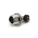GX12 Standard Type Connector GX12-4 Pin Right Angled Male Socket for PCB GX12 Standard Type Connector GX12-4 Pin Right Angled Male Socket for PCB