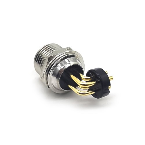 GX12 Standard Type Connector GX12-4 Pin Right Angled Male Socket for PCB GX12 Standard Type Connector GX12-4 Pin Right Angled Male Socket for PCB