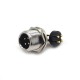 GX12 Standard Type Connector GX12-4 Pin Right Angled Male Socket for PCB GX12 Standard Type Connector GX12-4 Pin Right Angled Male Socket for PCB