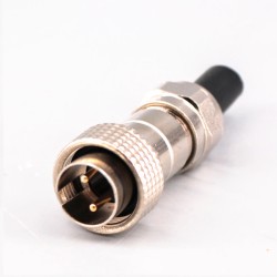 GX16 2 Pin Aviation Connector IP67 Waterproof Reverse Type Male and Female Back Mount Solder Type