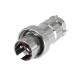 GX16 2 Pin Aviation Connector Reverse Type Male Plug and Female Socket Back Mount Solder Type for Cable GX16 2 Pin Aviation Connector Reverse Type Male Plug and Female Socket Back Mount Solder Type for Cable
