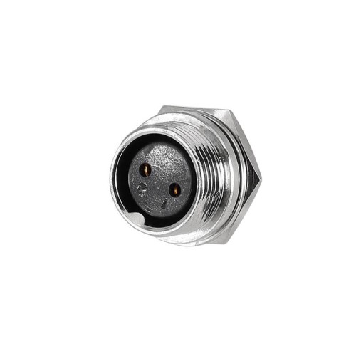 GX16 2 Pin Aviation Connector Reverse Type Male Plug and Female Socket Back Mount Solder Type for Cable GX16 2 Pin Aviation Connector Reverse Type Male Plug and Female Socket Back Mount Solder Type for Cable