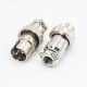 GX16 2 Pin Connector Reverse Straight Male Plug For Cable GX16 2 Pin Connector Reverse Straight Male Plug For Cable