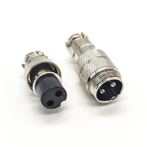 GX16 2P Connector Straight Male Female Docking Cable Connector Waterproof GX16 2P Connector Straight Male Female Docking Cable Connector Waterproof