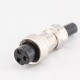 GX16 3 Core Aviation Connector Male and Female Straight Metal Wiring Aviation Plug IP67 Waterproof GX16 3 Core Aviation Connector Male and Female Straight Metal Wiring Aviation Plug IP67 Waterproof