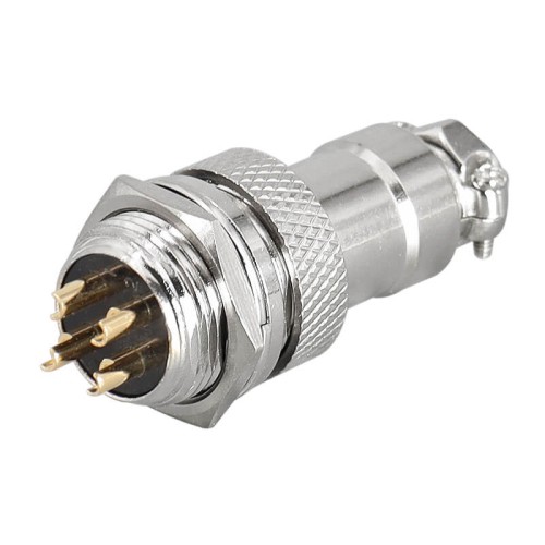 GX16 4 Pin Connector Reverse Straight Male Plug and Female Socket Back Mount Solder Type for Cable GX16 4 Pin Connector Reverse Straight Male Plug and Female Socket Back Mount Solder Type for Cable