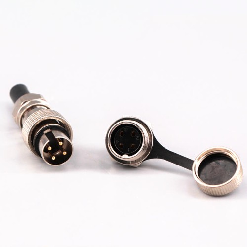 GX16 4 Pin Connector Reverse Straight Male Plug and Female Socket Back Mount Solder Type IP67 Waterproof GX16 4 Pin Connector Reverse Straight Male Plug and Female Socket Back Mount Solder Type IP67 Waterproof