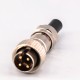 GX16 4 Pin Connector Reverse Straight Male Plug and Female Socket Back Mount Solder Type IP67 Waterproof GX16 4 Pin Connector Reverse Straight Male Plug and Female Socket Back Mount Solder Type IP67 Waterproof