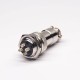 GX16 4 Pin Connector Socket and Plug Straight Wire Aviation Connector