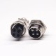 GX16 4 Pin Connector Socket and Plug Straight Wire Aviation Connector