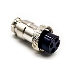 GX16 4 Pin Connector Straight Male Female Metal Connector