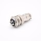 GX16 4 Pin Connector Straight Standard Type Female Pulg to Male Socket Rear Bulkhead Solder Type For Cable GX16 4 Pin Connector Straight Standard Type Female Pulg to Male Socket Rear Bulkhead Solder Type For Cable