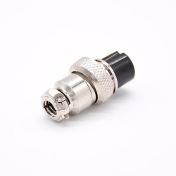 GX16 4 Pin Connector Straight Standard Type Female Pulg to Male Socket Rear Bulkhead Solder Type For Cable