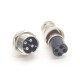 GX16 4Pin Male Female Circular Aviation Connector Plug 16MM Wire Panel Metal Connector PCB Mount