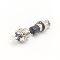 GX16 4Pin Male Female Circular Aviation Connector Plug 16MM Wire Panel Metal Connector PCB Mount
