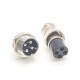GX16 4Pin Male Female Circular Aviation Connector Plug 16MM Wire Panel Metal Connector PCB Mount
