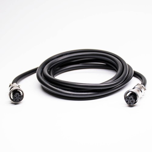 gx16 5 pin Connector Cable Corsets Straight Female Socket to Female Socket Solder Type For Cable gx16 5 pin Connector Cable Corsets Straight Female Socket to Female Socket Solder Type For Cable