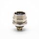 GX16 5 Pin Connector Reverse Type Socket Back Mount Female Straight Solder Cable GX16 5 Pin Connector Reverse Type Socket Back Mount Female Straight Solder Cable