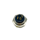 GX16 5 Pin Connector Reverse Type Socket Back Mount Female Straight Solder Cable GX16 5 Pin Connector Reverse Type Socket Back Mount Female Straight Solder Cable