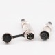 GX16 6 Core Aviation Connector Male and Female Straight Metal Wiring Aviation Plug IP67 Waterproof