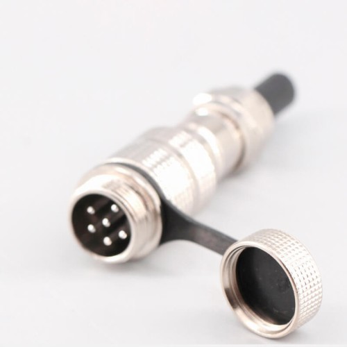 GX16 6 Core Aviation Connector Male and Female Straight Metal Wiring Aviation Plug IP67 Waterproof