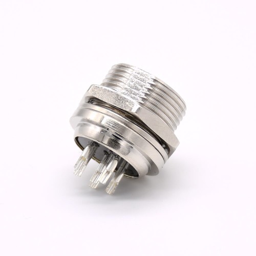 GX16 6 Pin Connector Standard Type Straight Female Pulg to Male Socket Front Bulkhead Solder Type For Cable GX16 6 Pin Connector Standard Type Straight Female Pulg to Male Socket Front Bulkhead Solder Type For Cable
